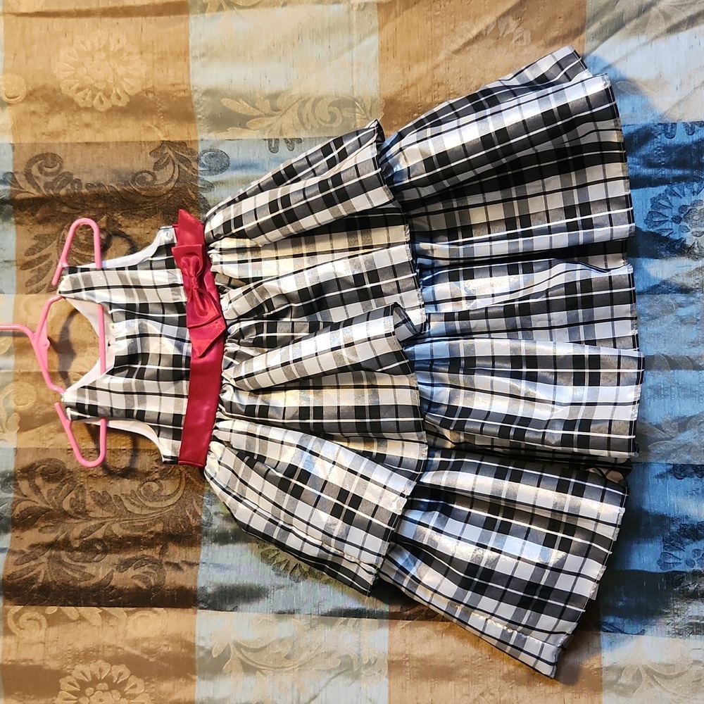 Cherokee Plaid Holiday Dress Size 4T